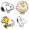 Peanuts Snoopy, Charlie Brown, and Woodstock Cupcake Rings 24ct